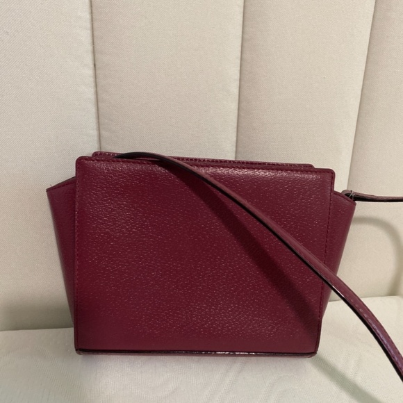 Kate Spade Hayden Crossbody Burgundy Bag - Picture 4 of 6